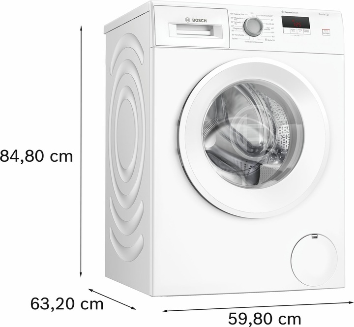 Immagine prodotto Bosch Hausgeräte WGE0241H (7 kg, A sinistra)