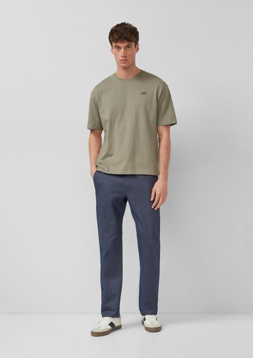 Immagine prodotto s.Oliver Phoenix: Fein gemusterte Chino mit Elastikbund (W33/L34)