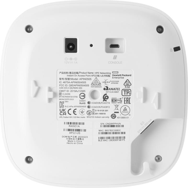 Actual product image Aruba Instant On AP22 (1200 Mbit/s)