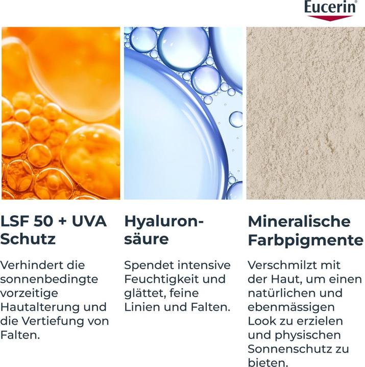 Actual product image Eucerin Hydro Protect (Sun cream face, SPF 50+, 50 ml)