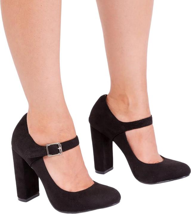 Immagine prodotto Where's That From Michelle Ballerine PU Tacco a Blocco Alto Donna (40)