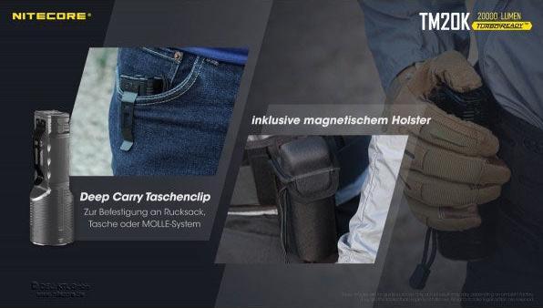Produktbild Nitecore TM20K - 20000 Lumen (14.55 cm, 3100 lm)