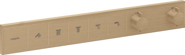 hansgrohe Hand-sized Rainfinity RainSelect thermostat concealed for 5 consumers