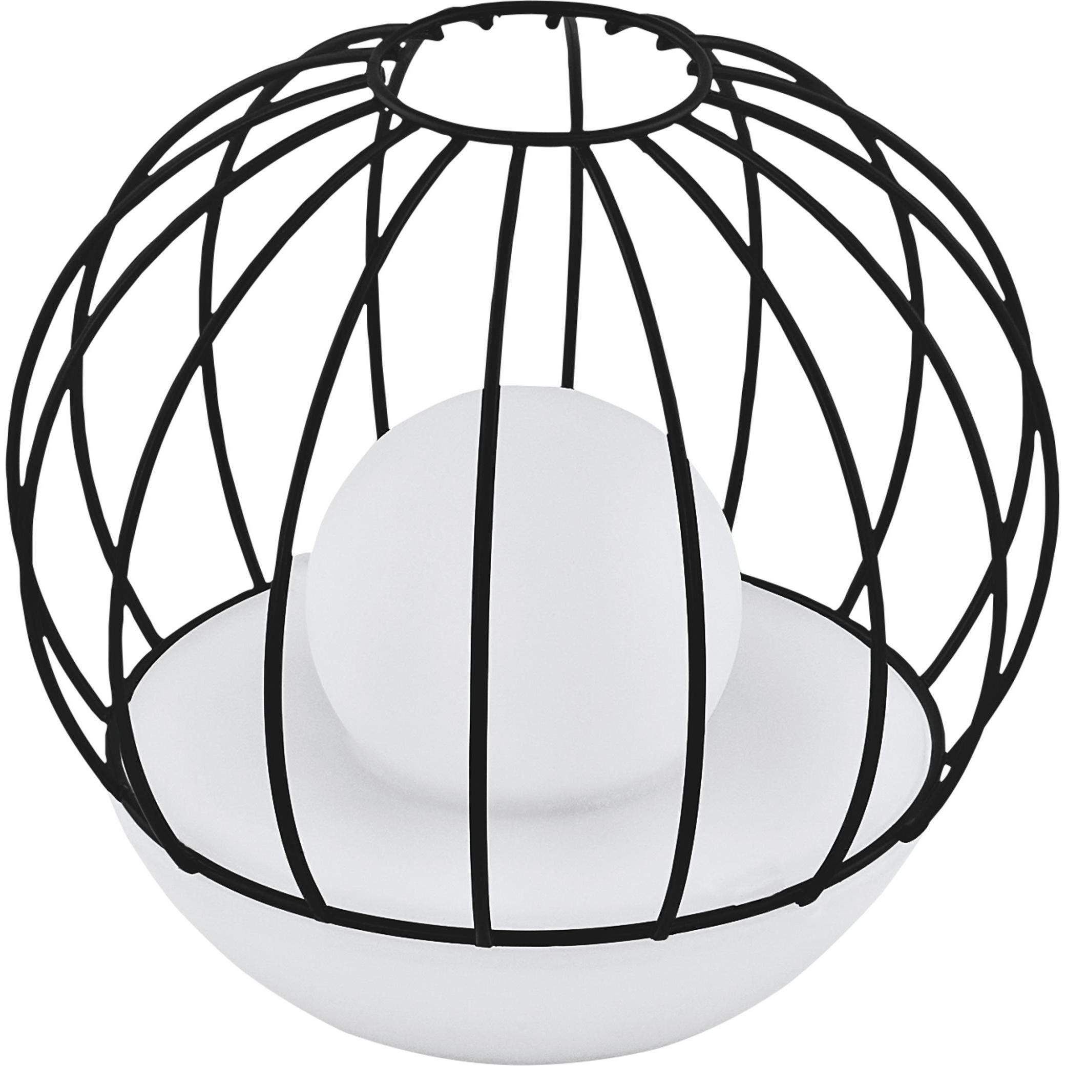 EGLO, Gartenbeleuchtung, Wegeleuchte Solar RGB, Schwarz/Weiss (IP44)