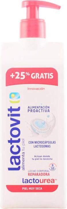 Actual product image Lactovit Lacto-Urea Moisturising Milk 400 ml (Body milk, 400 ml)