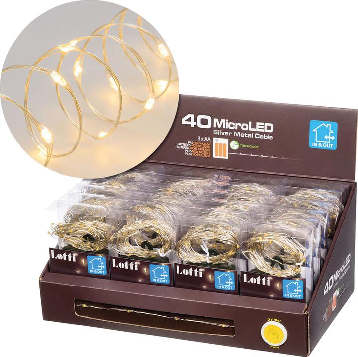 Immagine prodotto Lotti Lichterkette Micro-LED mit Timer (4 m)