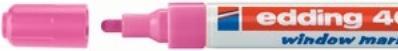Produktbild Edding Window Marker 4095 (Pink, 3 mm, 1 x)