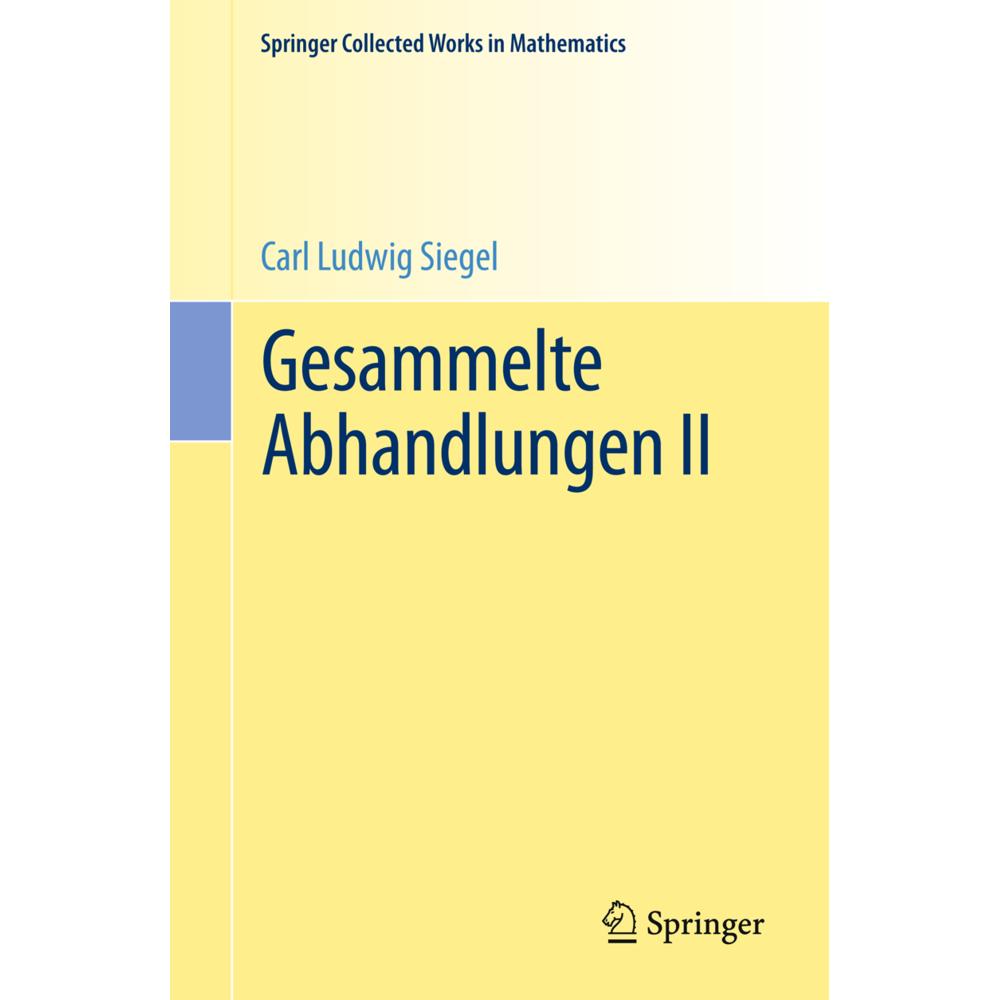 Gesammelte Abhandlungen II, Fachbücher