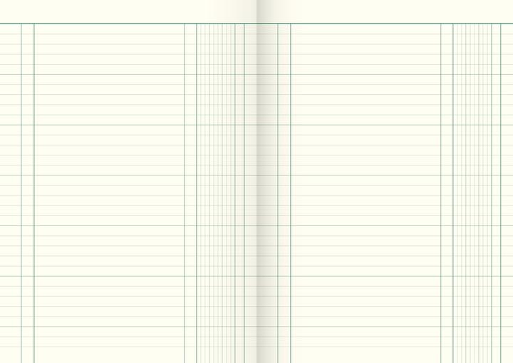 Actual product image König & Ebhardt Column book DIN A4, 1 column, 40 sheets cardboard booklet, fixed head (8614411) (A4, Lined, Hardcover)