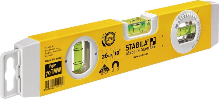 Produktbild Stabila Wasserwaage Type 70 TMW (25 cm)