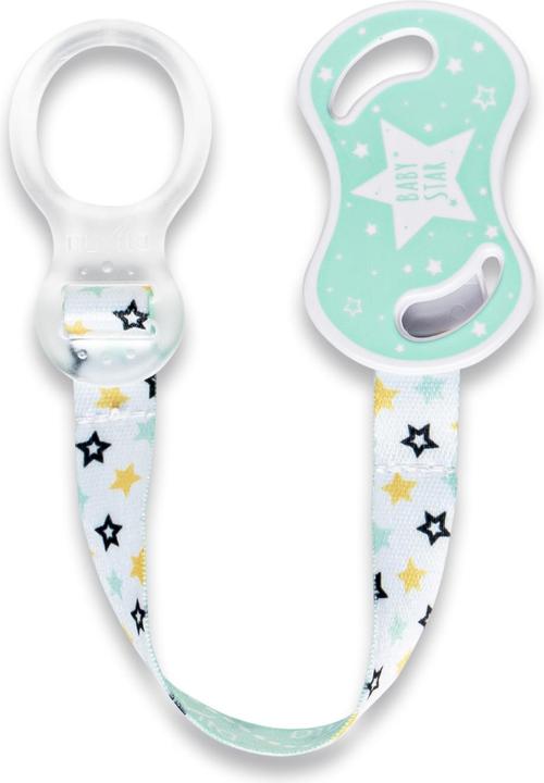 Image du produit Nuvita attache de sucette avec anneau Green Cool (Baby Star) (1 x)