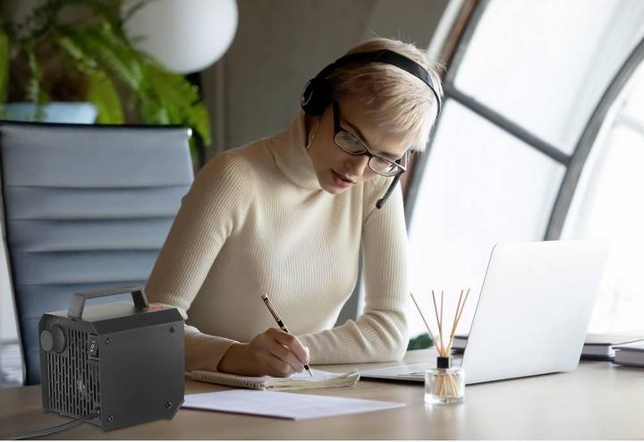 Actual product image Sygonix SY-6735636 PTC-Heizgerät 10 m² Schwarz (2000 W)