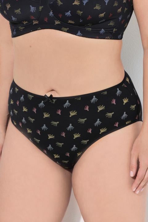 Immagine prodotto Ulla Popken Slip midi con fantasia/tinta unita in confezione da cinque (60)