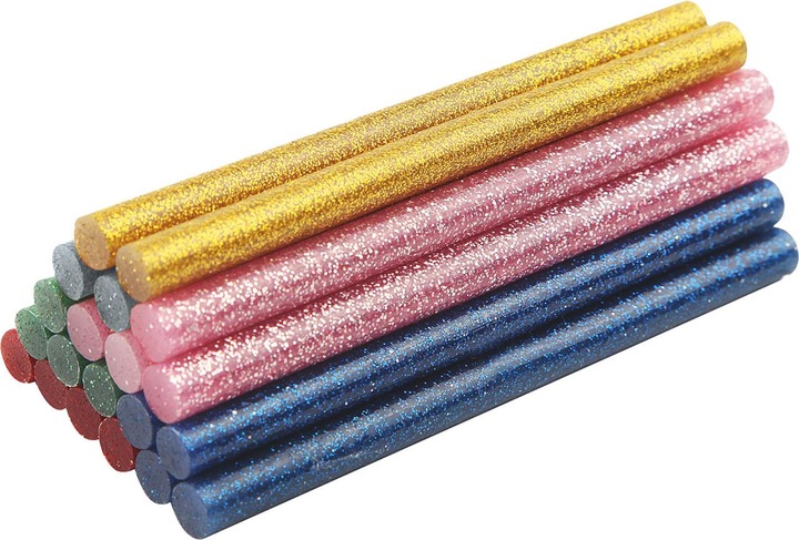 Produktbild Mannesmann 60 Niedrigtemperatur-Klebesticks, glitzer