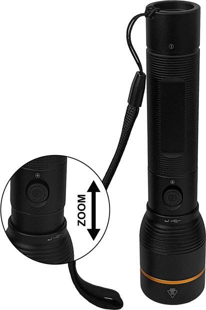 Actual product image Arcas Flashlight LED Rech. 10w+Powerbank