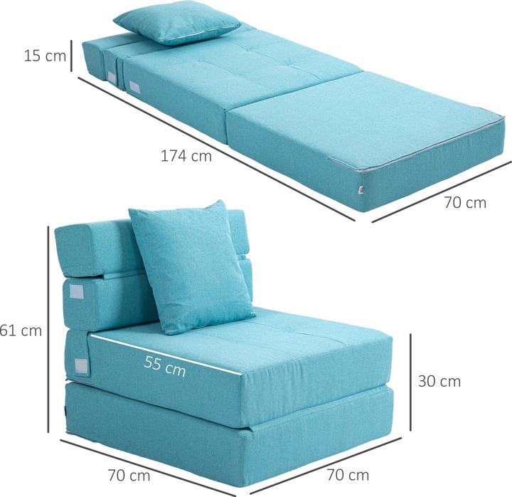 Produktbild Homcom Schlafsessel