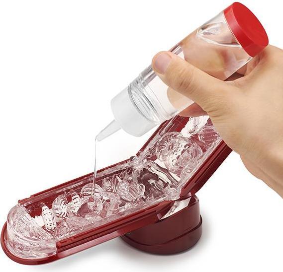 Actual product image Tenga Flip 0 Red Warmer