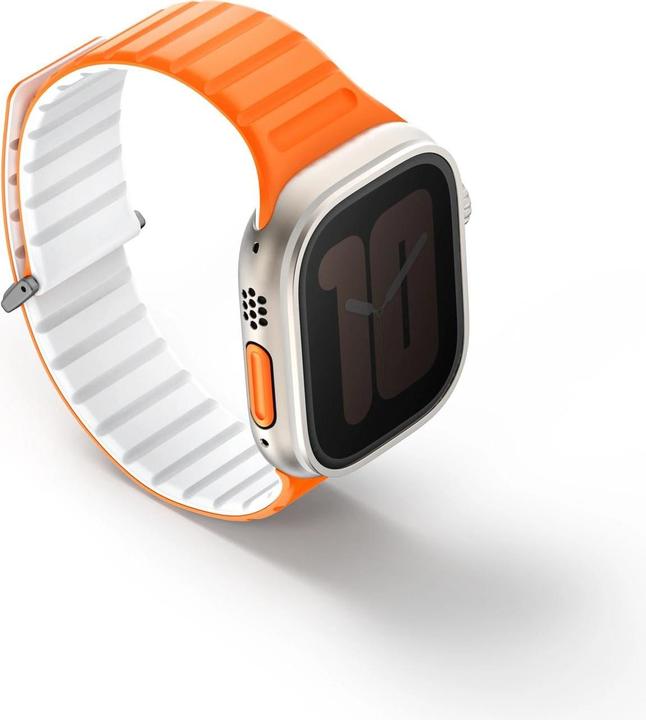 Actual product image Uniq pasek Revix Evo Apple Watch Series 1/2/3/4/5/6/7/8/9/SE/SE2/Ultra/Ultra2 42/44/45/49mm Reversible (42 mm, 49 mm, 45 mm, 44 mm, Stainless steel, Silicone)