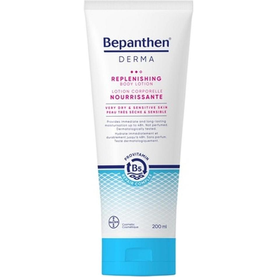 Bepanthen, Lozione corpo, Derma Replenishing Body Balm 200ml (Latte corpo, 200 ml)
