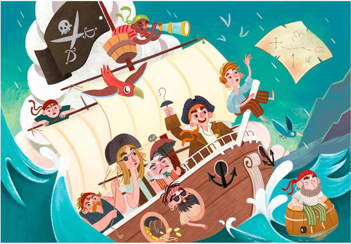 Produktbild Clementoni Pirates (104 Teile)