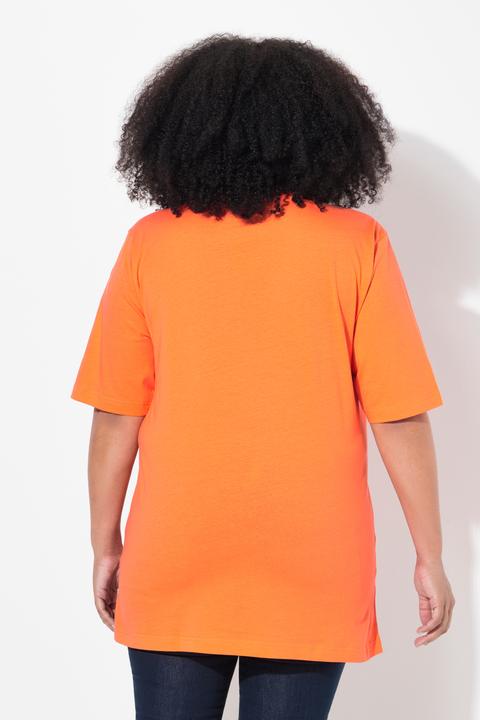 Actual product image Ulla Popken Basic V-Neck Relaxed Fit Short Sleeve Tee (42, 44)