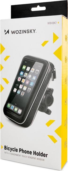 Produktbild Wozinsky phone holder for bike, motorcycle, scooters black (WBHBK7)