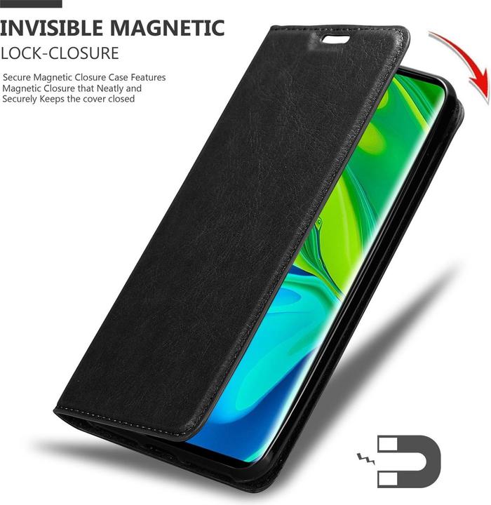 Produktbild Cadorabo Book Invisible Magnet Cover (Xiaomi Mi Note 10)