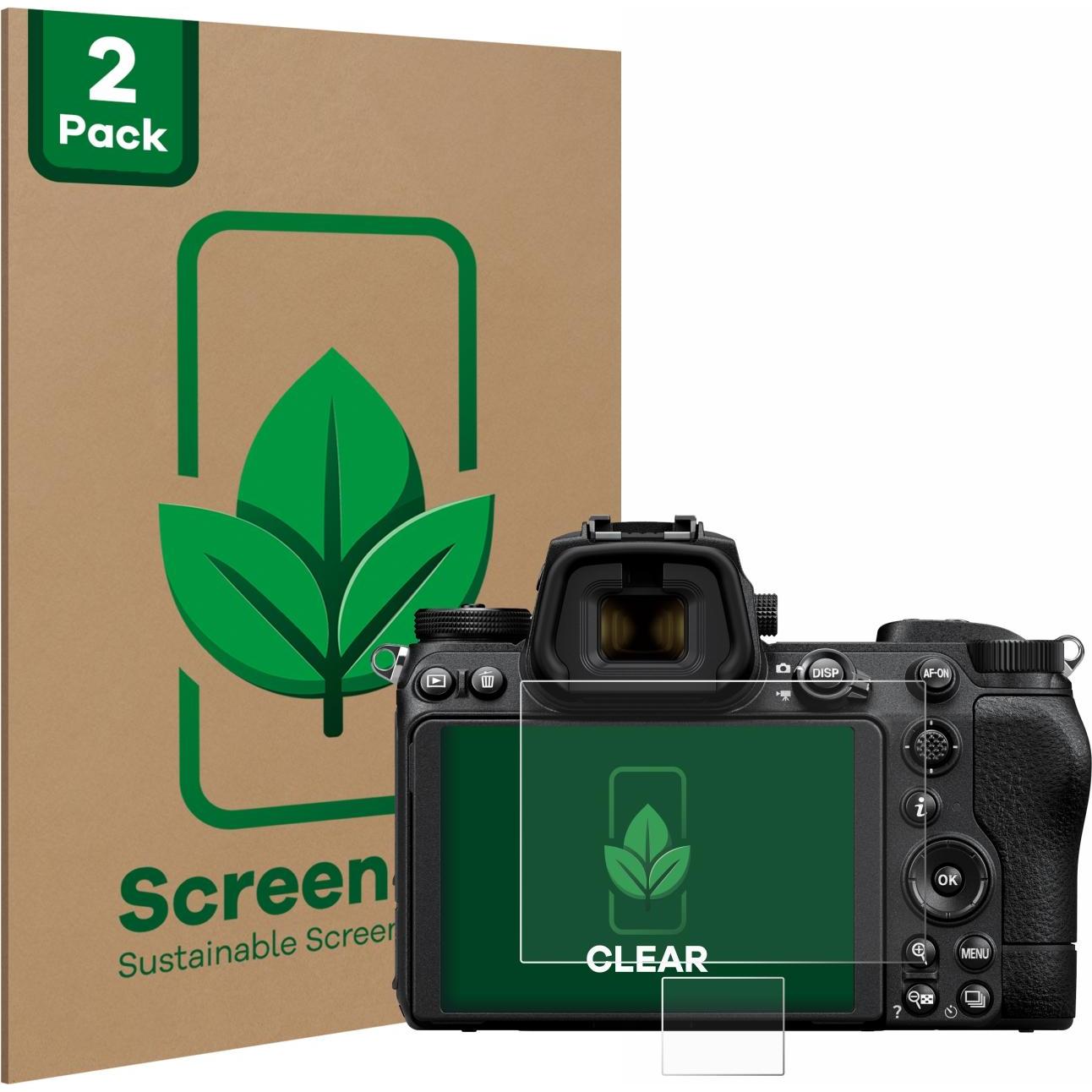 ScreenLeaf Schutzfolie nachhaltiger Displayschutz Displayschutzfolie Folie Klar Transparent (Displayschutz), Kameraschut...