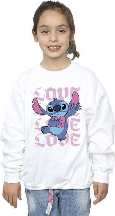 Produktbild Lilo & Stitch Valentine Love Sweatshirt Mädchen (140, 146)