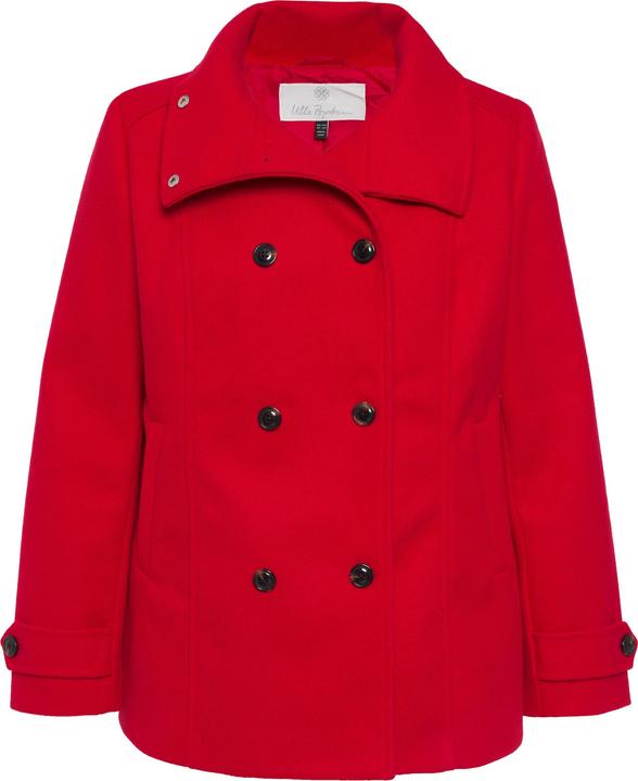 Actual product image Ulla Popken Double Breasted Wool Look Fully Lined Jacket (58)