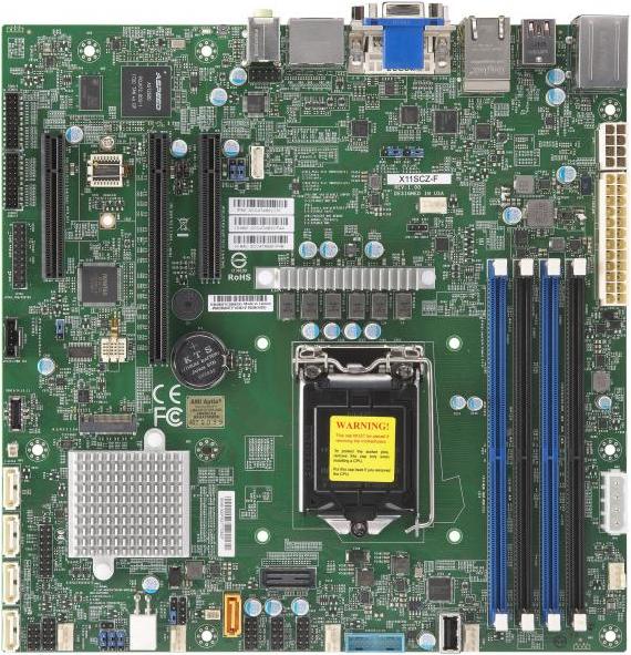 Immagine prodotto Supermicro X11SCZ-F Intel C246 LGA 1151 (Socket H4) (LGA 1151, Intel C246, ATX)
