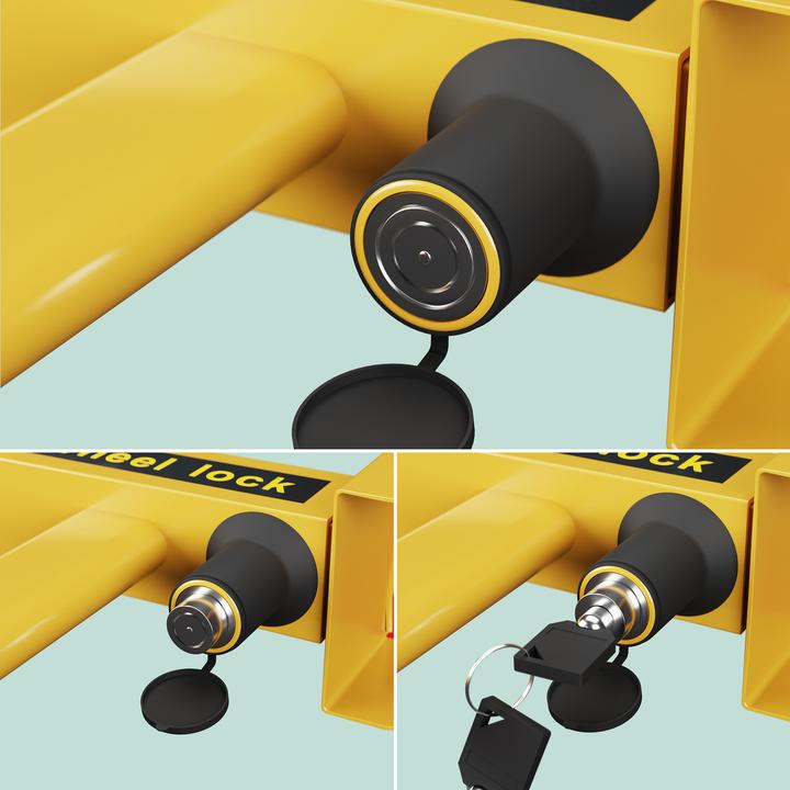 Actual product image Relaxdays Wheel lock