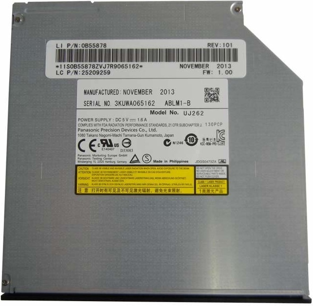 Produktbild Origin Storage DELL-BDRW-SATA Optisches Laufwerk Eingebaut Blu-Ray DVD Combo (Blu-ray Laufwerk)