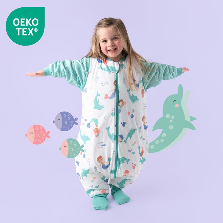 Actual product image Schlummersack Sleeping Bag with Feet & Foldable Feet Covers - 2.5 TOG (120 cm, 2.5 TOG, All-season)