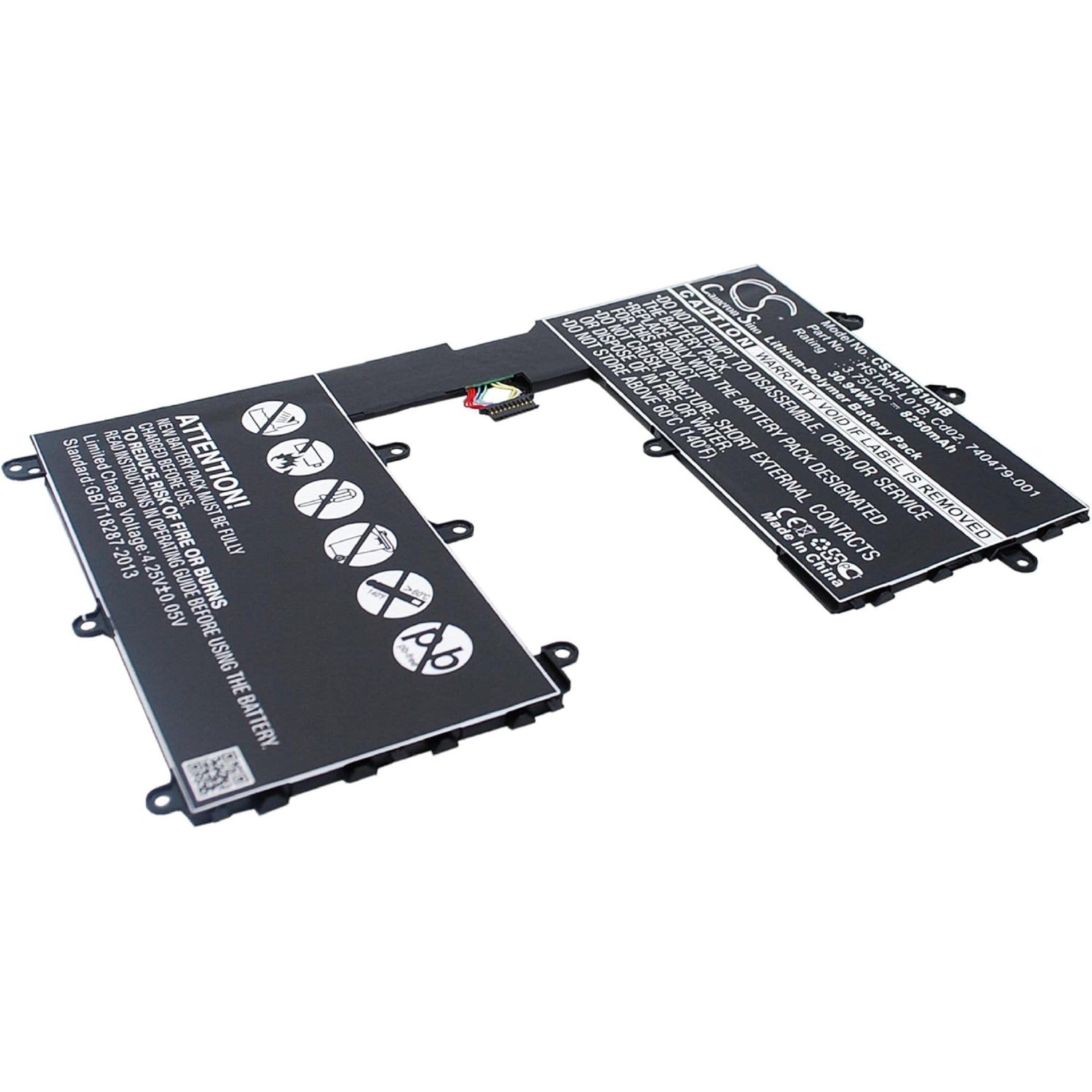 AGI Akku kompatibel mit HP X2 HQ-TRE 71004 - Akku - 8.250 mAh (8250 mAh), Notebook Akku, Schwarz