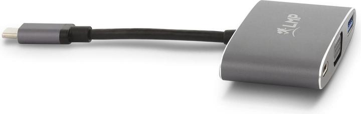 Produktbild LMP USB-C 3.1 zu VGA&USB3.0 Adapter (USB 3.0, USB Typ-C, VGA, 20 cm)