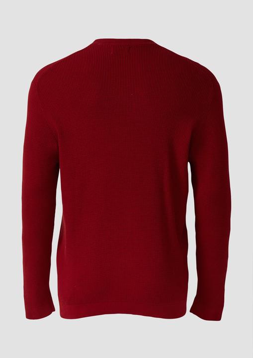 Produktbild s.Oliver Strickpullover Strukturmix-Pullover aus reiner Baumwolle (XXL)