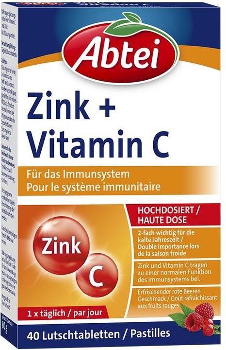 Immagine prodotto Interdelta Pasticche di zinco + C (40 pz., Pillole, 113 g)