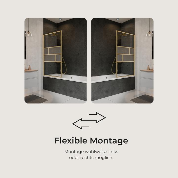Actual product image Schulte Bath screen 1 panel