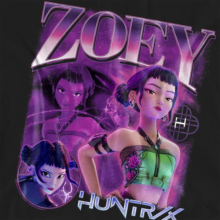 Immagine prodotto K-Pop Demon Hunters Huntr/X Maglietta Zoey Donna (L)