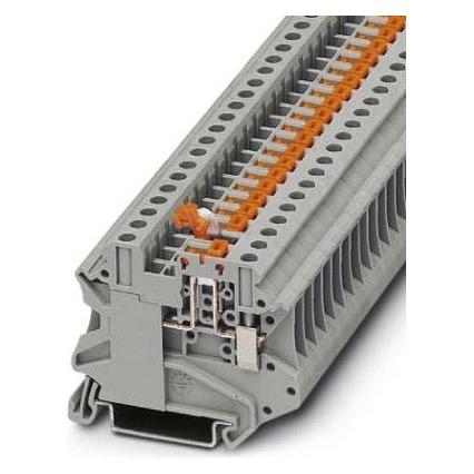 Phoenix Contact Grigio Ut 4-Mt-Ex 3046141 Morsetto Sezionatore A Coltello Numero Di Poli: 2 5 Mm² 10 Mm² 50 Pz., Cavo + Spina Elettrica,