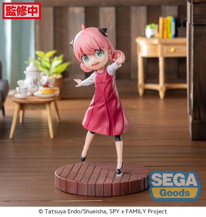 Actual product image Sega Goods Spy x Family Luminasta PVC Statue Anya Forger Season 1 Cours 2 ED Coordination Ver. 15 cm
