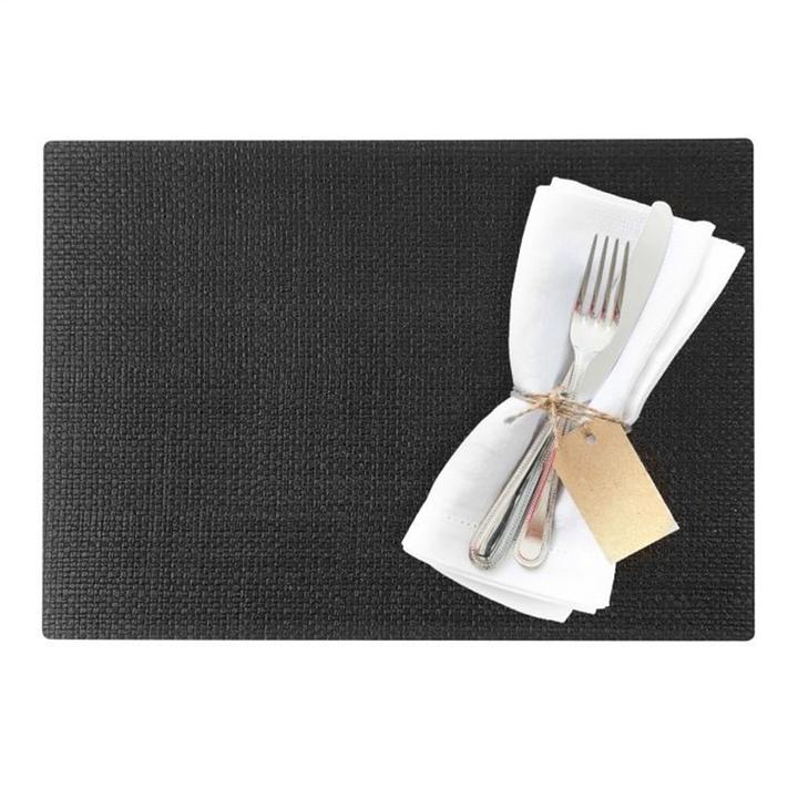 Actual product image Westmark PP placemat "Coolorista", square, black, 45x32.5 cm