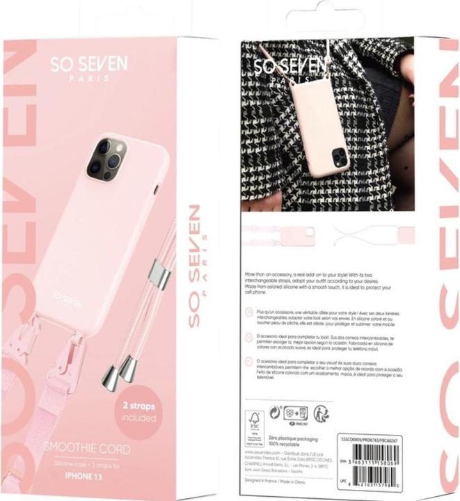 Image du produit So Seven Coque Smoothie Cord Rose Iphone 13