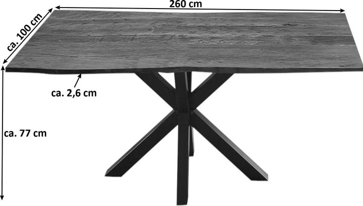 Actual product image SAM Quincy (260 x 100 x 77 cm)