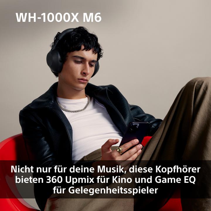 Produktbild Sony WH-1000XM6 (Aktive Geräuschunterdrückung, 30 h, Kabelgebunden, Kabellos)