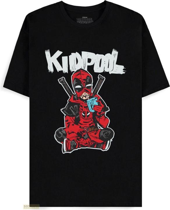 Actual product image Difuzed Deadpool - Kidpool Got The Juice - Men's Short Sleeved T-shirt - XL (XL)