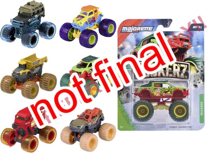 Actual product image Majorette Monster Rockerz, 6-sort.