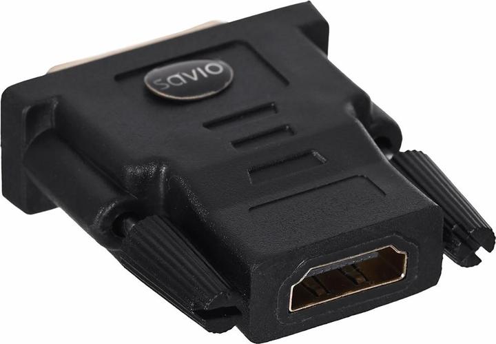 Image du produit Savio CL-21 cable changeur de genre DVI HDMI Noir (DVI, 10 cm)