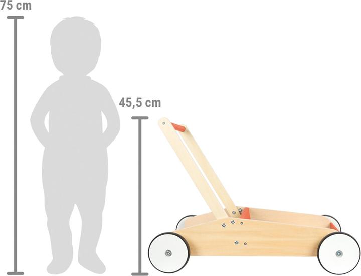 Produktbild small foot Lauflernwagen Kupferrot